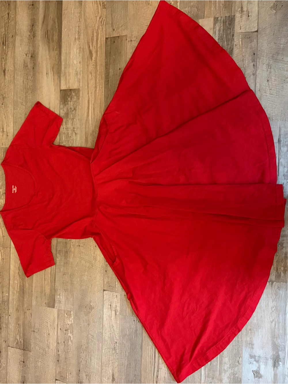 Svaha Red Cotton Dress